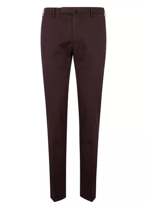Incotex pressed-crease chino trousers - Brown