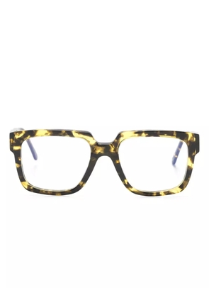 Kuboraum K3 square-frame glasses - Yellow