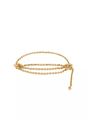 CHANEL Pre-Owned 1980 CC chain belt - Gold