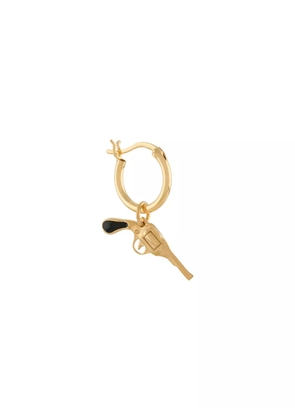 True Rocks pistol hoop earring - Gold
