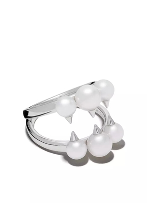 TASAKI 18kt white gold Danger signature ring - Silver