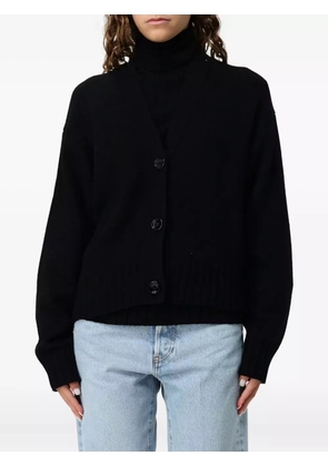 Allude V-neck cardigan - Black