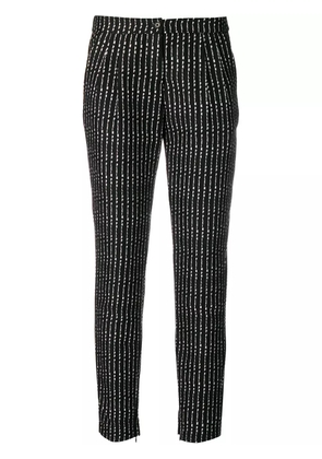 Philipp Plein Pinstripe Plein trousers - Black