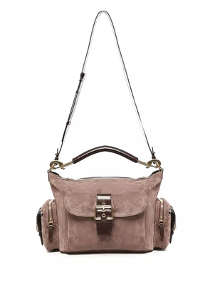 Chloé suede buckle cross-body bag - Neutrals
