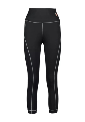 Moncler Grenoble logo-patch leggings - Black