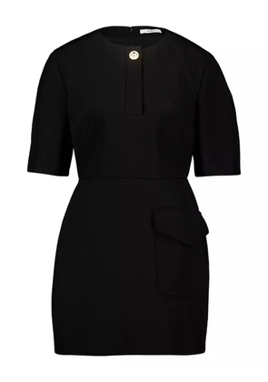 Givenchy button-fastening pocket mini dress - Black