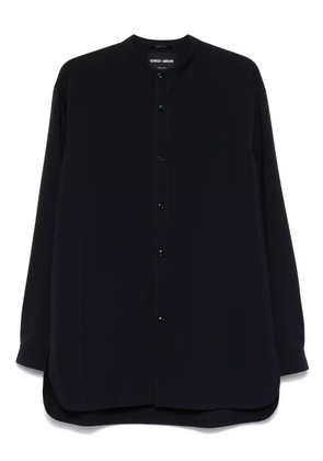 Giorgio Armani wool shirt - Blue