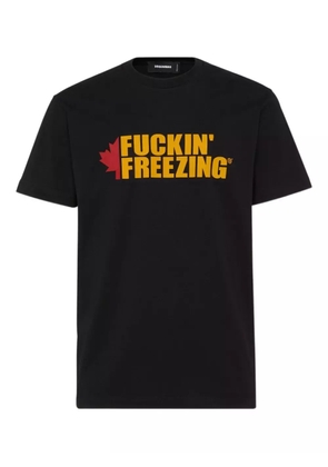 DSQUARED2 Cool Fit Slogan T-shirt - Black