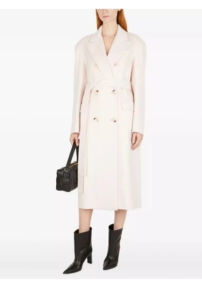 Sportmax belted double-breasted coat - Neutrals