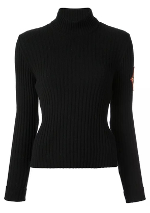 CHANEL Pre-Owned 1990s roll neck cashmere jumper - Black