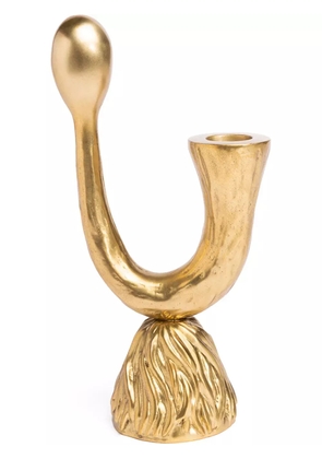 L'Objet Horn candle stick holder - Gold