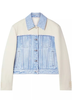 Stella McCartney two-tone panelled denim jacket - Blue