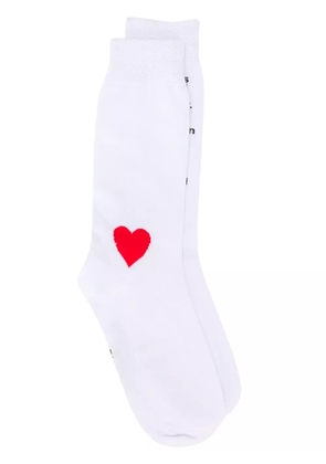 DUOltd graphic-print ankle socks - White
