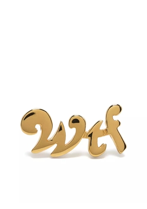 True Rocks WTF stud earring - Gold