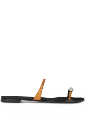 Giuseppe Zanotti Ring toe strap sandals - Gold