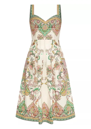 ETRO floral print dress - White
