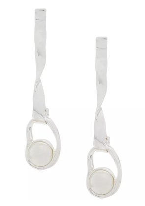 Coup De Coeur Liquid Pearl Drop earrings - Silver