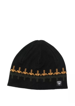 Rossignol patterned-intarsia beanie - Black