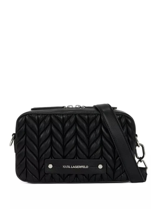 Karl Lagerfeld quilted cross body bag - Black