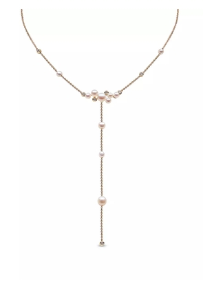 Yoko London 18kt yellow gold Trend freshwater pearl and diamond necklace