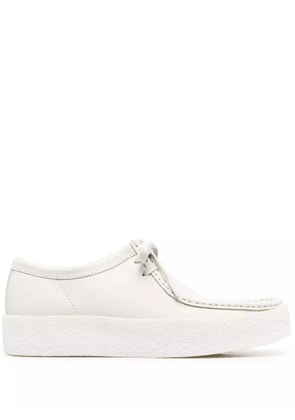 Clarks Originals Wallabee lace-up leather shoes - White