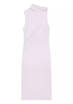 Courrèges draped mini dress - Pink