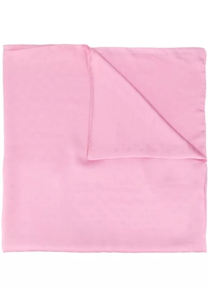 Valentino Garavani Pre-Owned polka dot jacquard scarf - Pink