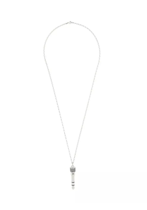True Rocks Jack Plug chain necklace - Metallic
