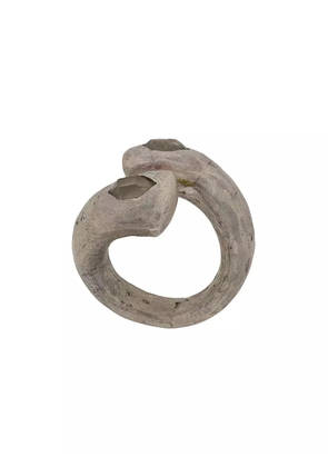 Parts of Four Twisted Druid open ring - Silver