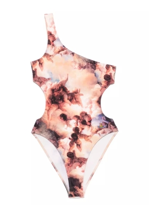 Vivienne Westwood One Shoulder swimsuit - Neutrals