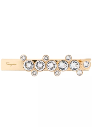 Ferragamo gem embellished hair clip - Gold