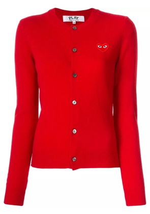 Comme Des Garçons Play logo embroidered buttoned cardigan