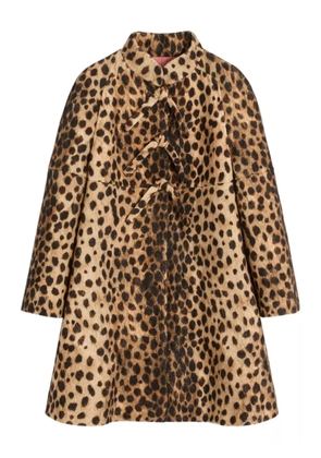 Valentino Garavani Jaguar Spots wool coat - Neutrals