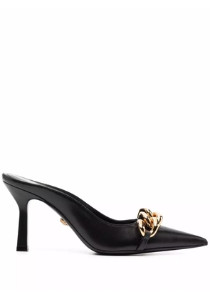 Versace Medusa chain-trim backless mules - Black
