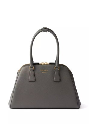 Prada medium Saffiano leather tote bag - Grey