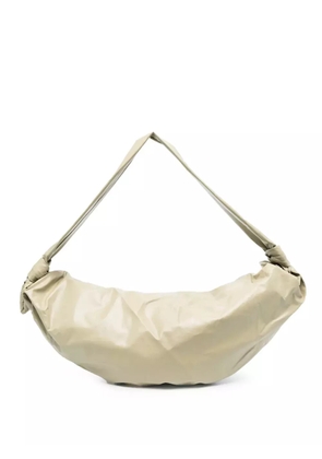 LEMAIRE Croissant leather shoulder bag - Green