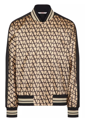 Valentino Garavani Toile Iconographe bomber jacket - Neutrals