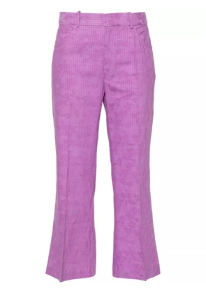 Rodebjer Miso striped trousers - Purple