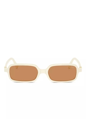 Miu Miu Eyewear rectangle-frame sunglasses - White