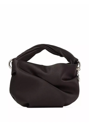 Jimmy Choo Bonny satin-finish tote bag - Black
