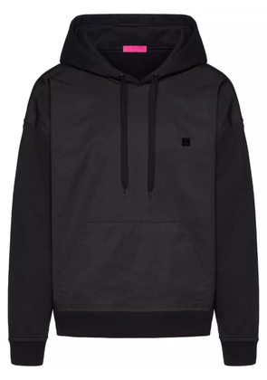 Valentino Garavani stud detail panelled hoodie - Black