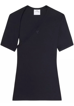 Courrèges Slash T-shirt - Black