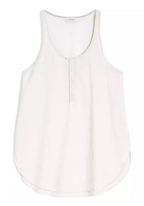 LEMAIRE bias cut tank top - White