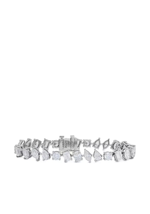 Jewels Aficionado 18K white gold diamond confetti tennis bracelet - Silver