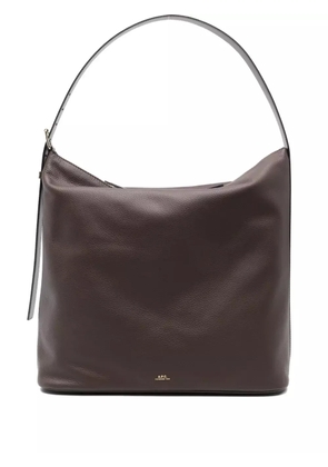 A.P.C. maxi Vera tote bag - Brown
