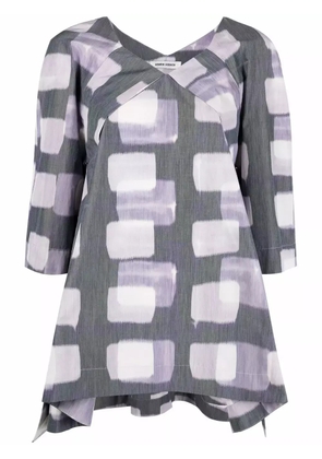 Henrik Vibskov Flux printed blouse - Grey