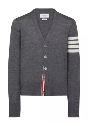 Thom Browne 4-Bar knitted cardigan - Grey