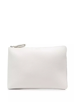 LEMAIRE logo-embossed document holder - White
