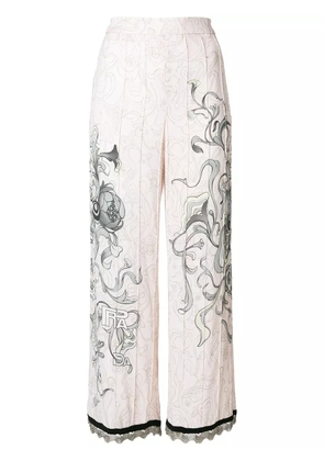Prada floral sketch trousers - Pink