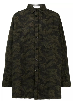Faith Connexion camouflage print shirt - Gold